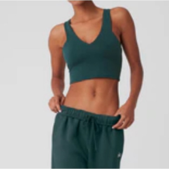 forrest green alo yoga top - Picture 1 of 2